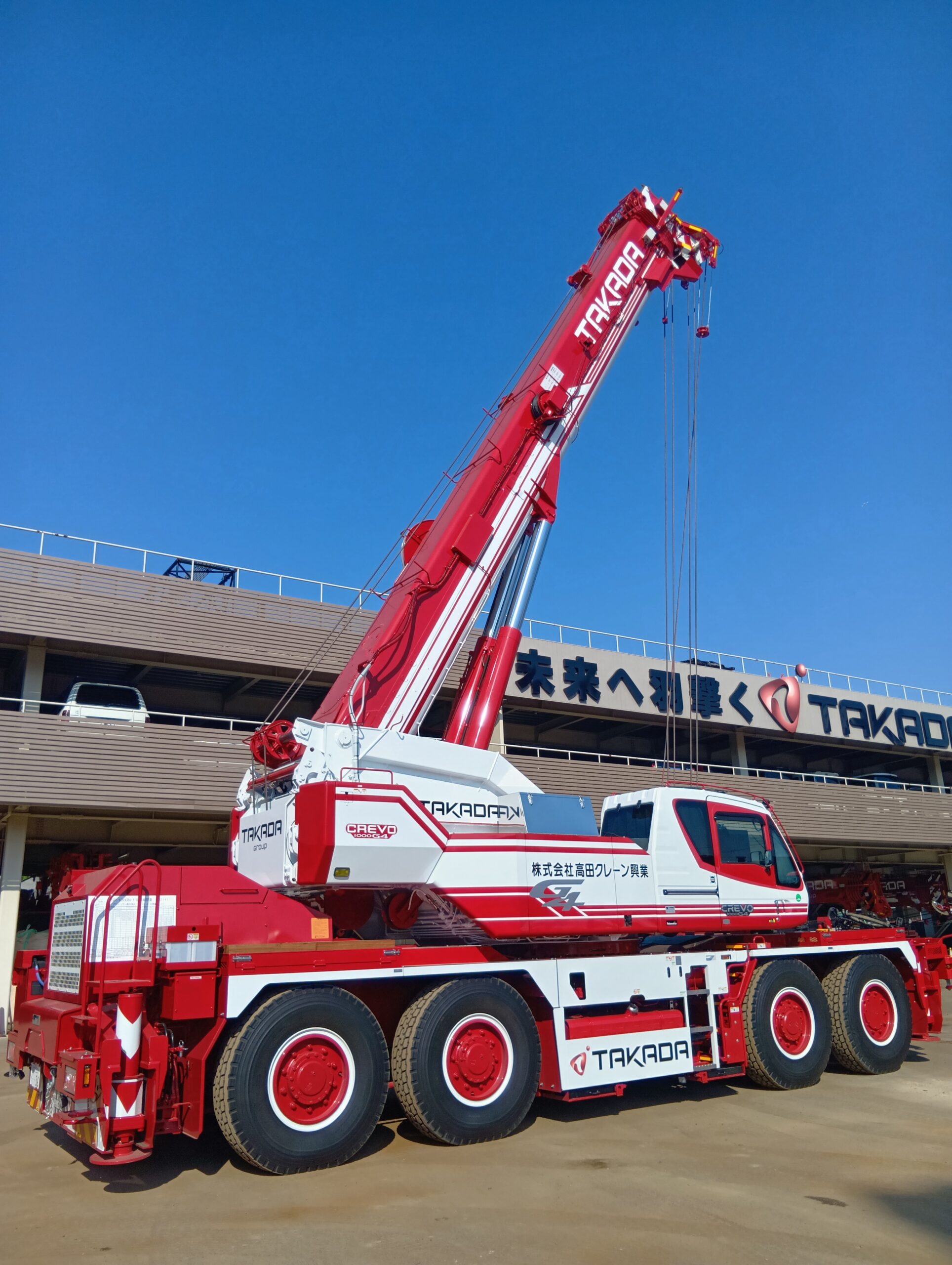 100tラフタークレーン(GR-1000N-1)新車1台納車されました。 | 株式